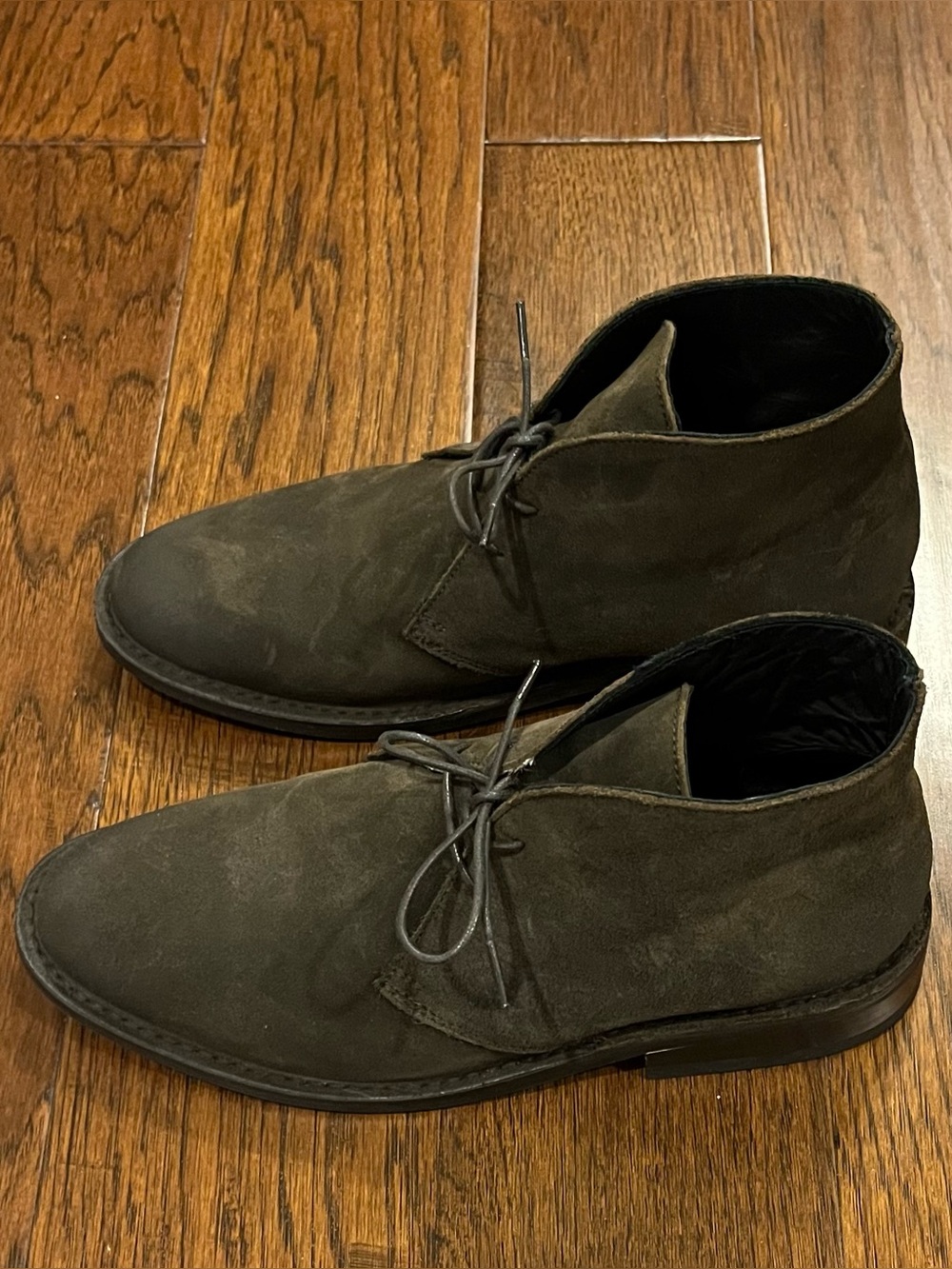 Thursday Boot Company Scout Chukka Men’s Dark Olive Green Suede Boots Size 8.5 - Picture 2 of 7
